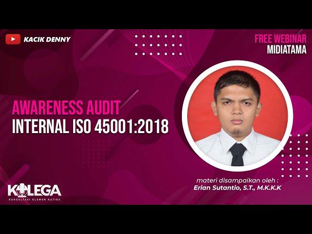 Awareness Audit Internal ISO 45001:2018