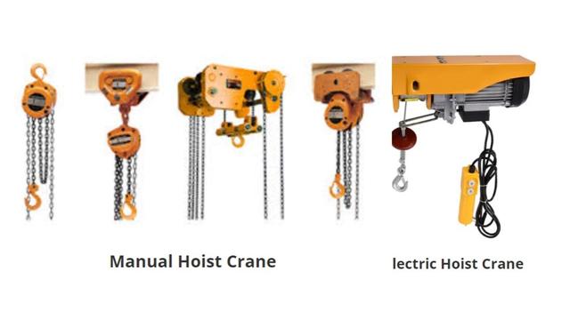 Perbedaan Utama antara Electric Hoist Crane dan Manual Hoist Crane