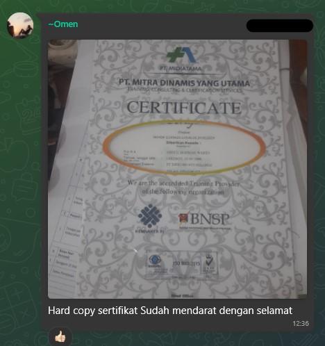 Tenaga Kerja Pada Ketinggian Tingkat 1 (TKPK) Batch 29