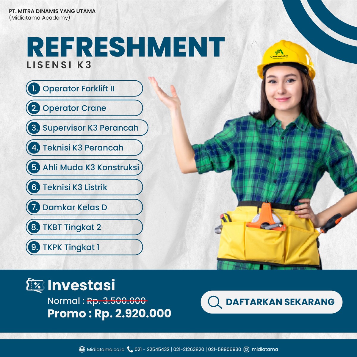 Gambar Refreshment Lisensi K3 ISO